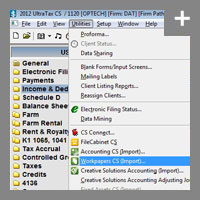 Seamlessly import your adjusted balance into UltraTax CS and a variety of other tax applications